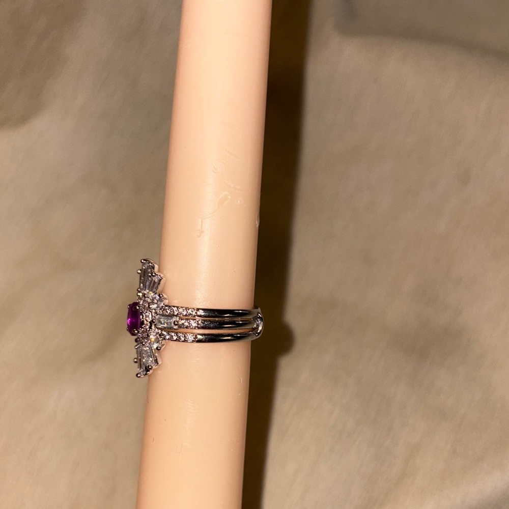 Rhodium ring - Picture 2 of 5